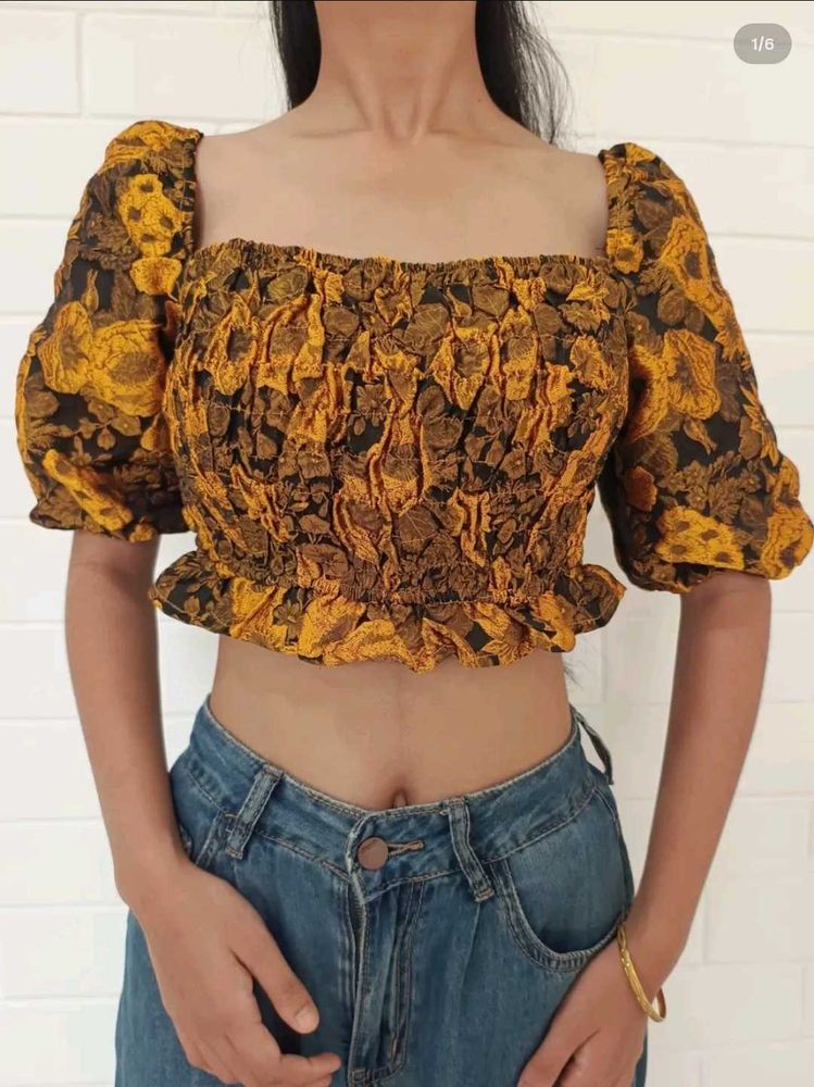 Floral Crop Top