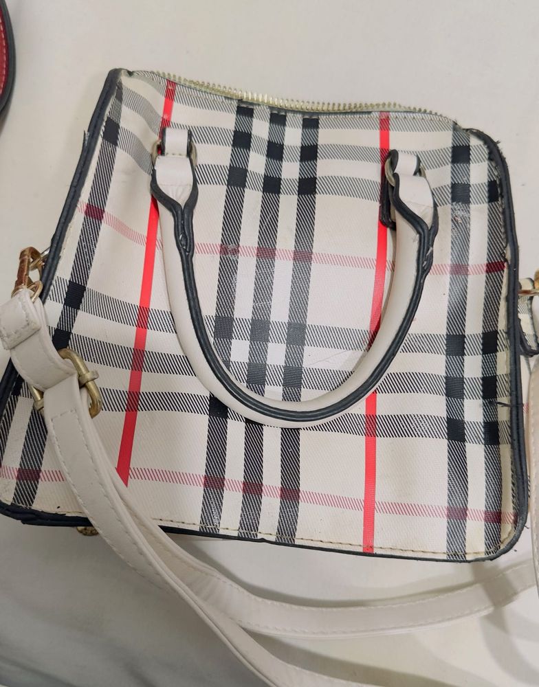 Plaid Handbag