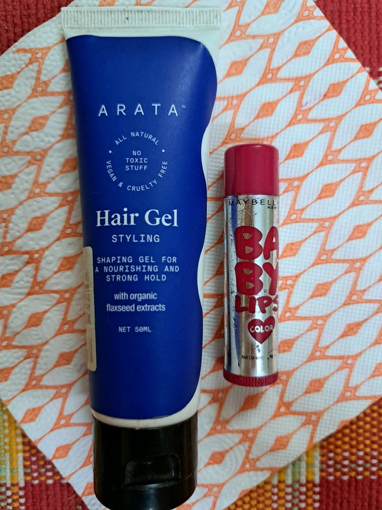 Combo Pack: Hair Gel and LipGloss