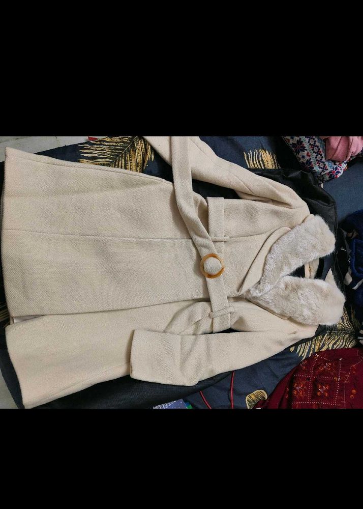 Madame Off White Overcoat