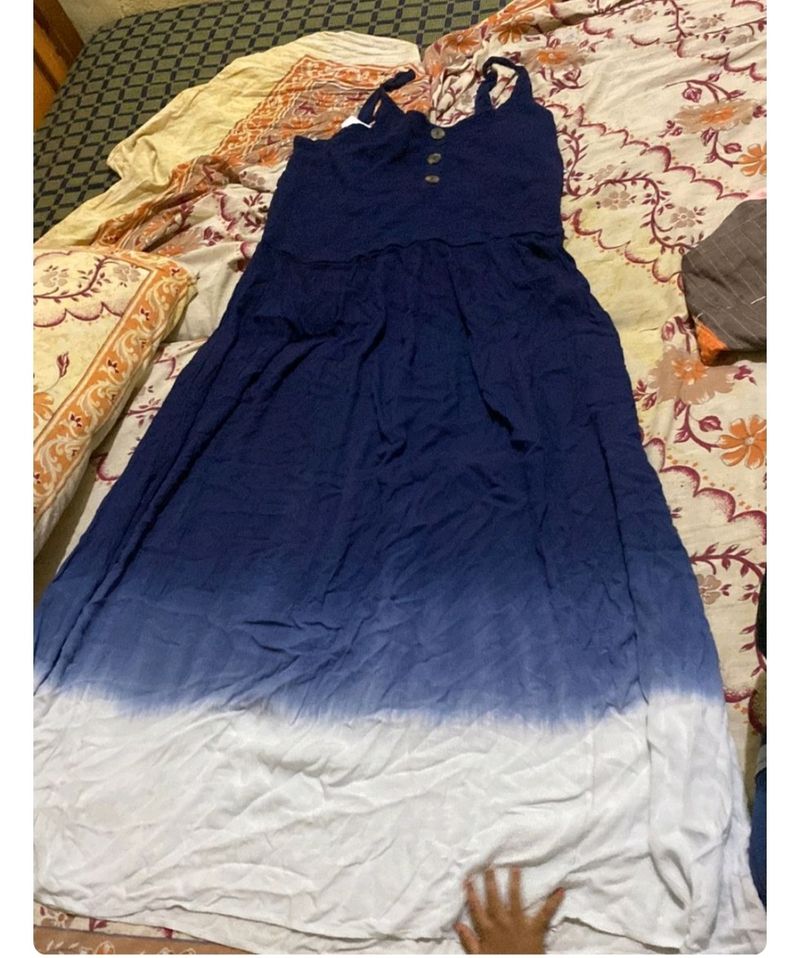 Navy blue maxi(Ur Offer)