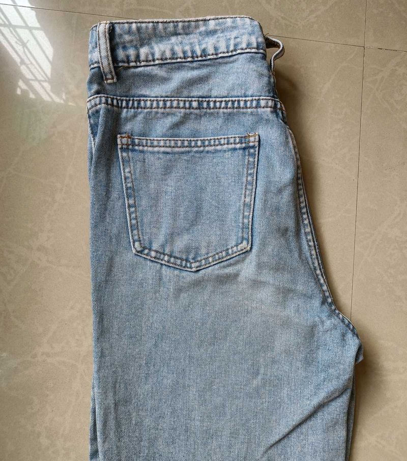 Light Wash Denim Jeans