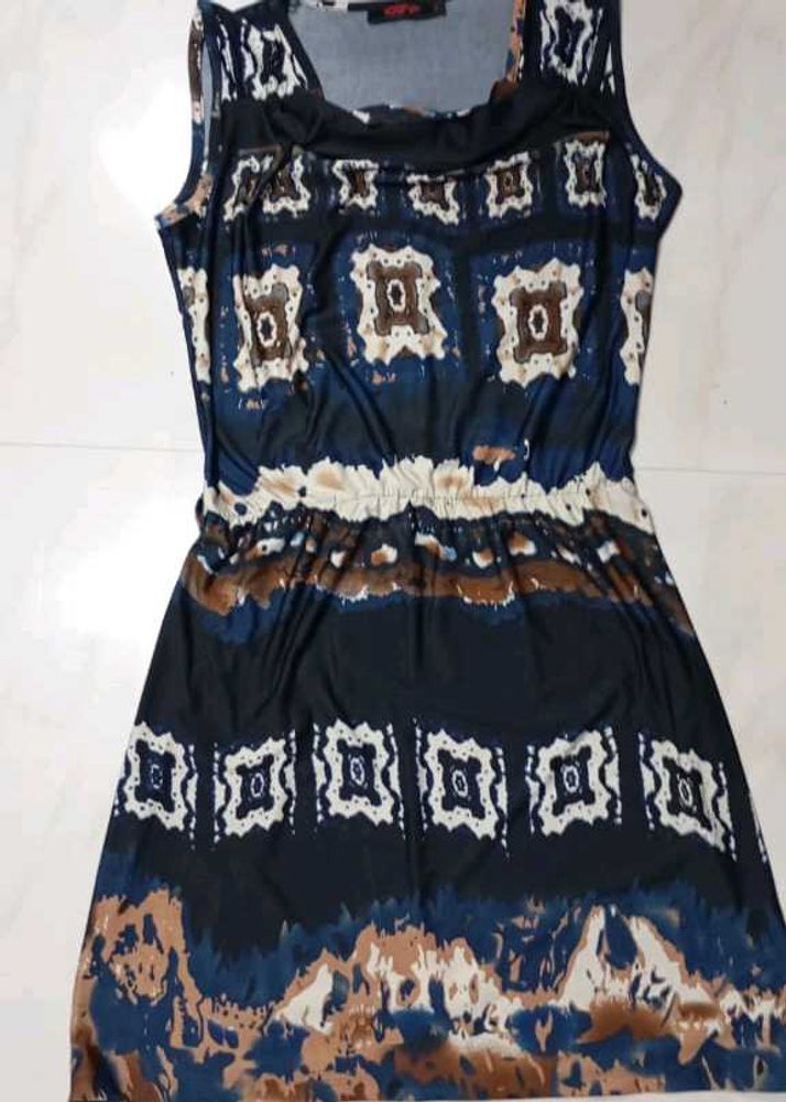 Patterned Casual Dress