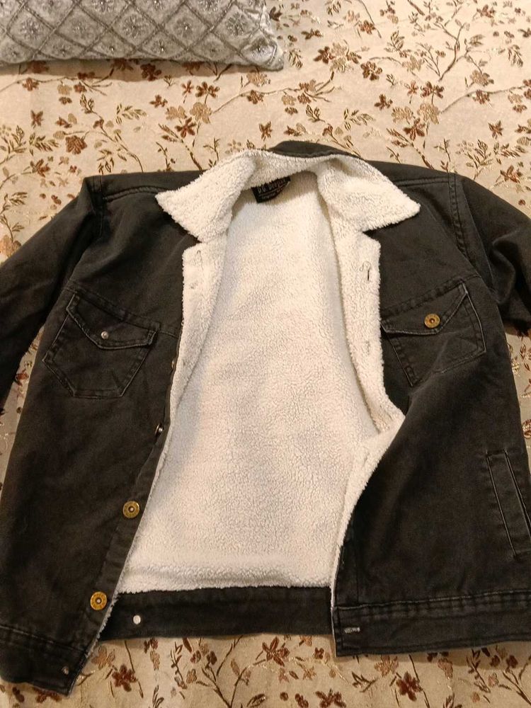 Sherpa Lined Denim Jacket