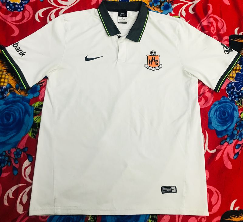 🇹🇭Nike White &amp; Green Polo