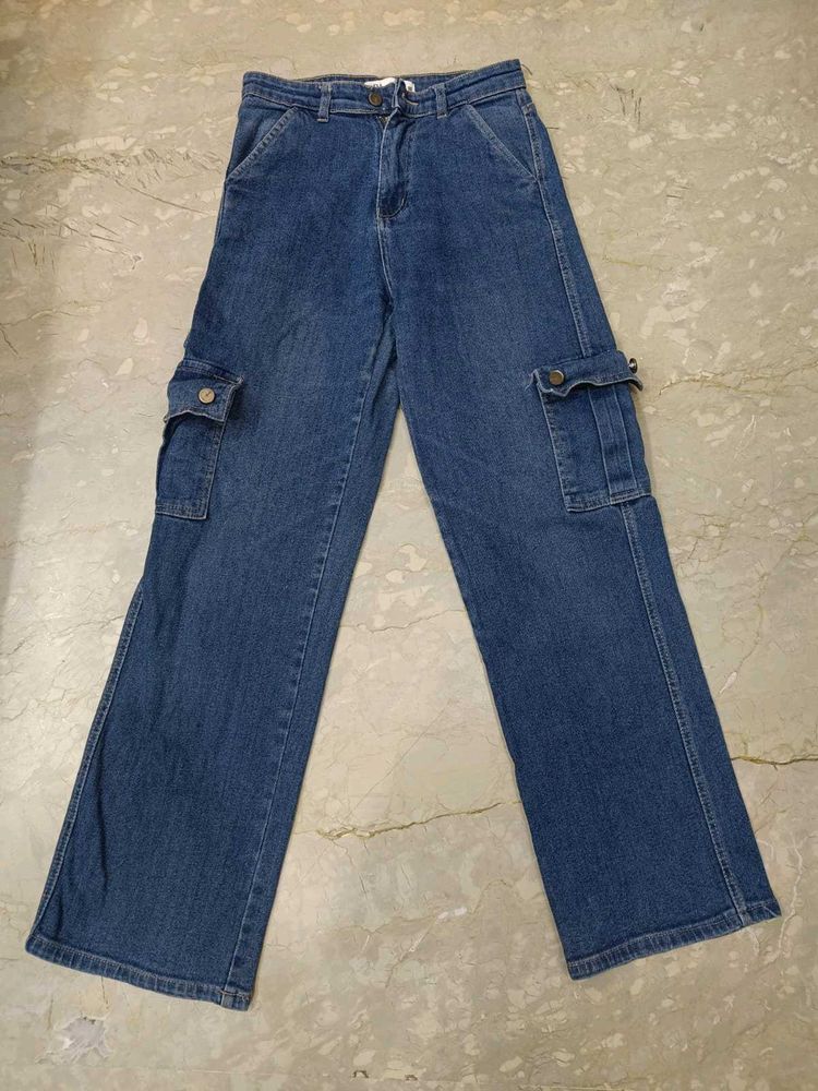 zara cargo jeans