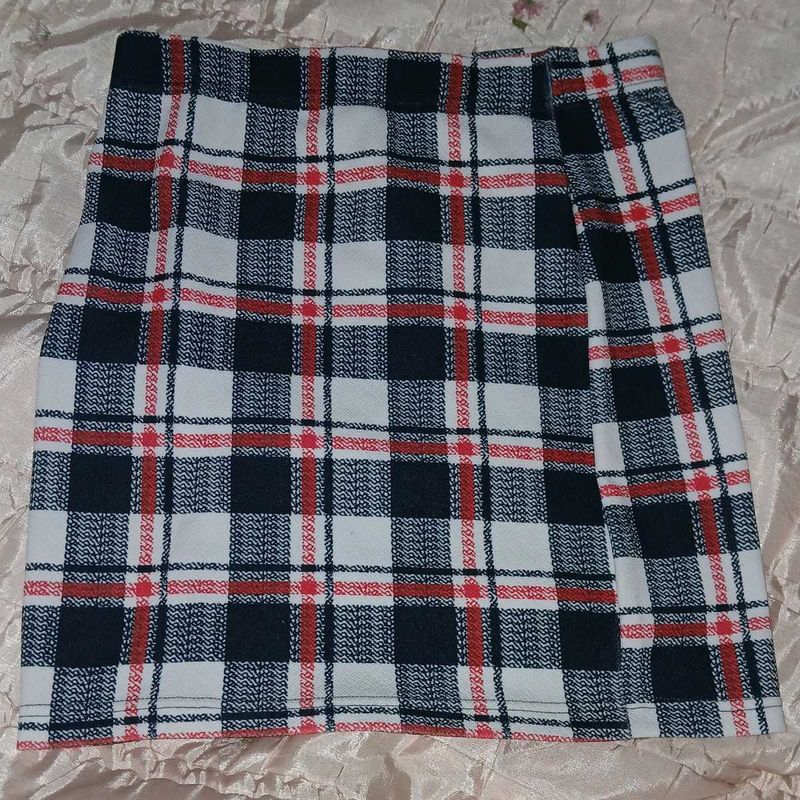 Plaid Mini Skirt