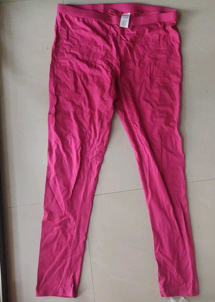 W  brands Pink Leggings One Time Used