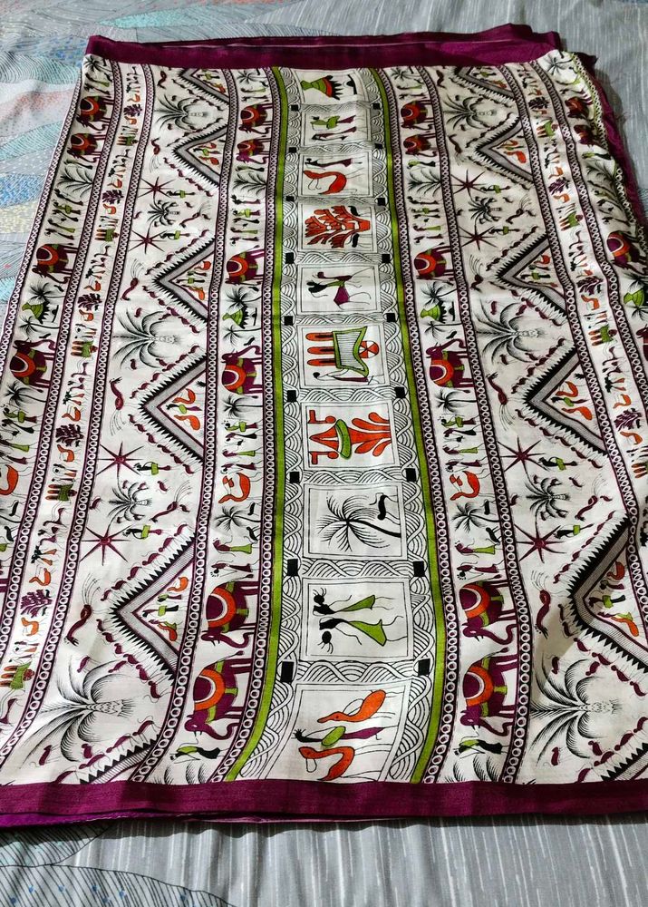 Elegant Printed Saree