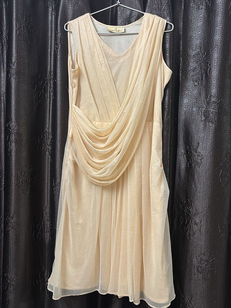 Elegant Beige Dress