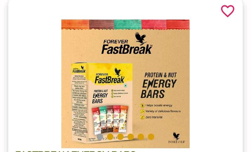 Forever FastBreak Energy Bars