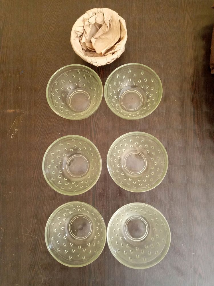 glass bowl set for dinning table