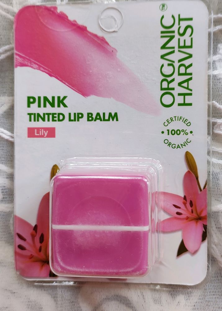 Offer On Organic Harvest Pink Tinted Lip Balm 🥳🎉