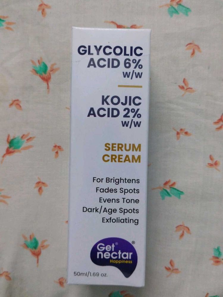 Get Nectar Glycolic &amp; Kojic Acid Serum Cream