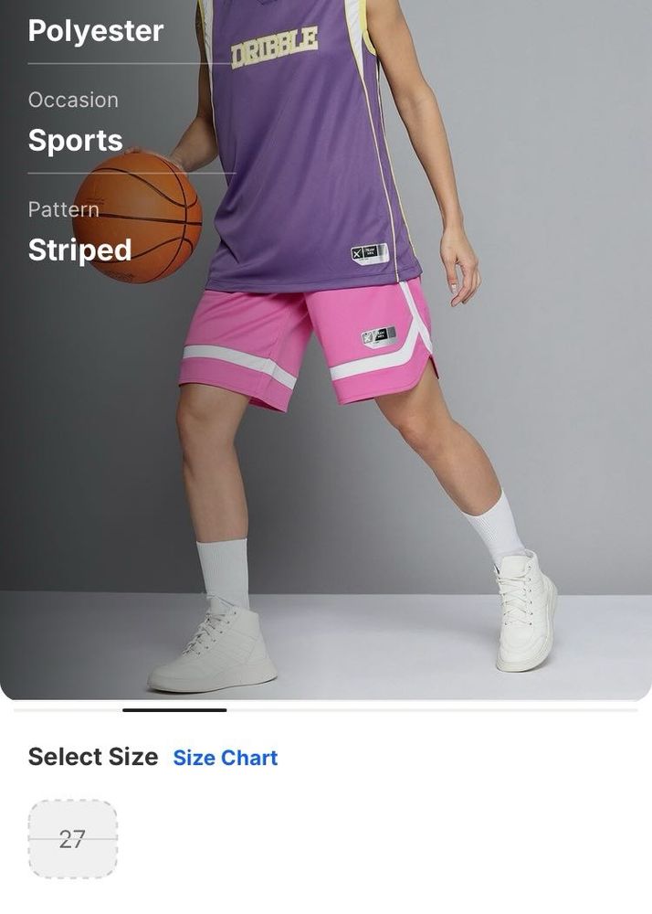 Pink Active Shorts