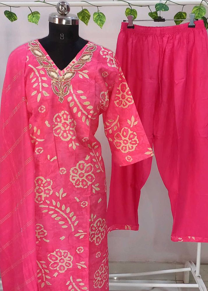 Bright PINK PARTYWEAR SUIT SET 😍 💖