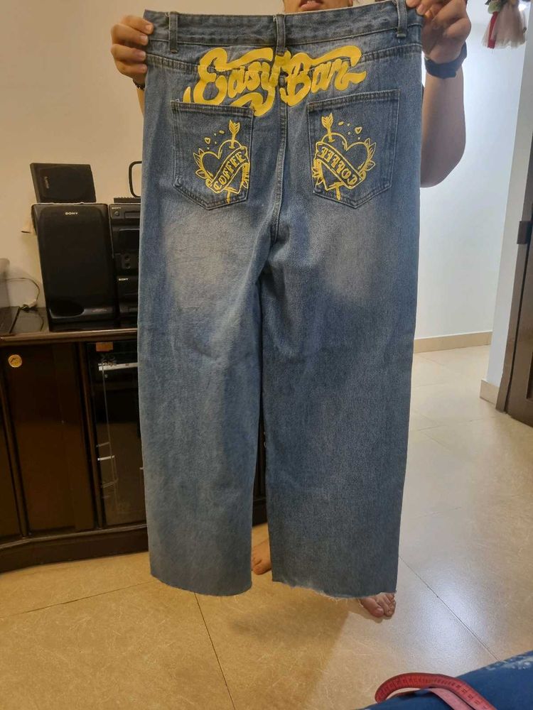 Shein Pants With Graphic On Back