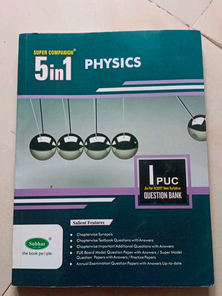 Physics 1st Puc Question Bank
