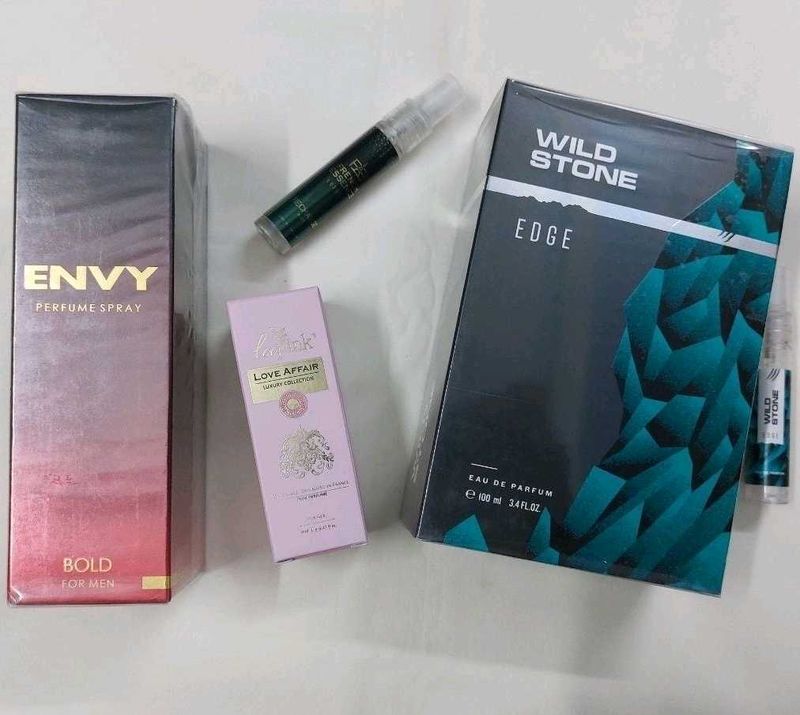 Sealed 4 Perfume With Empty Decent