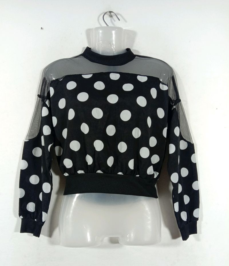 Black And White Circle Top (Women&#39;s)