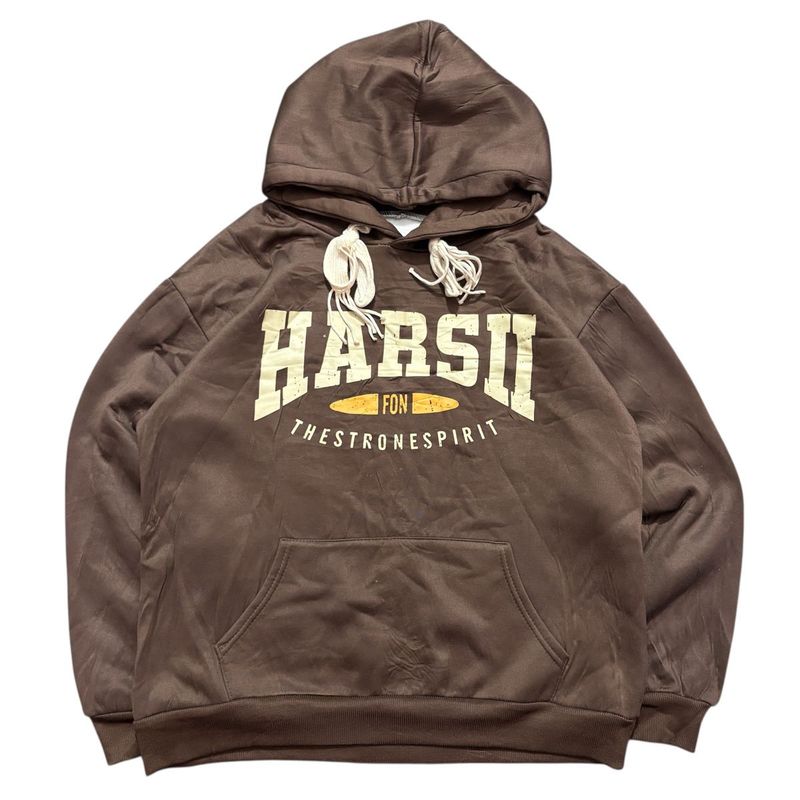 Brown Graphic Hoodie