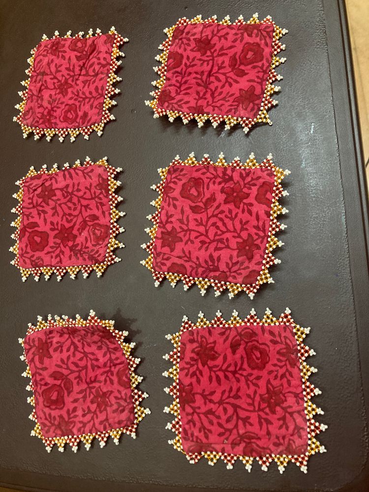 6 Fabric Coasters