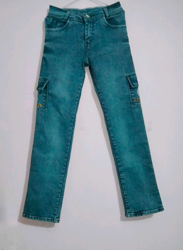 Cargo Denim Jeans