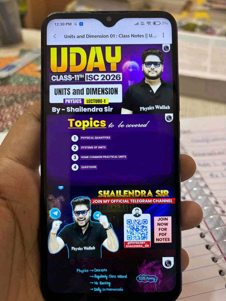 PW UDAY 2025 CLASS 11 batch (PCMB) + english