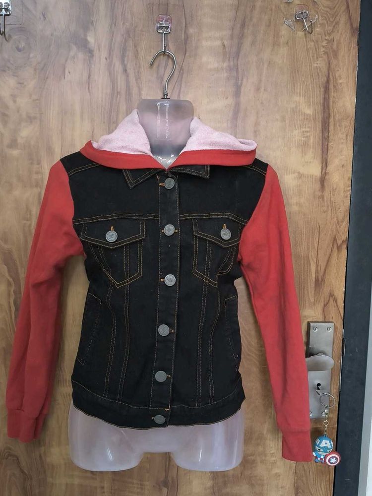 campus sutra..new...WOT..Hooded Denim Jacket