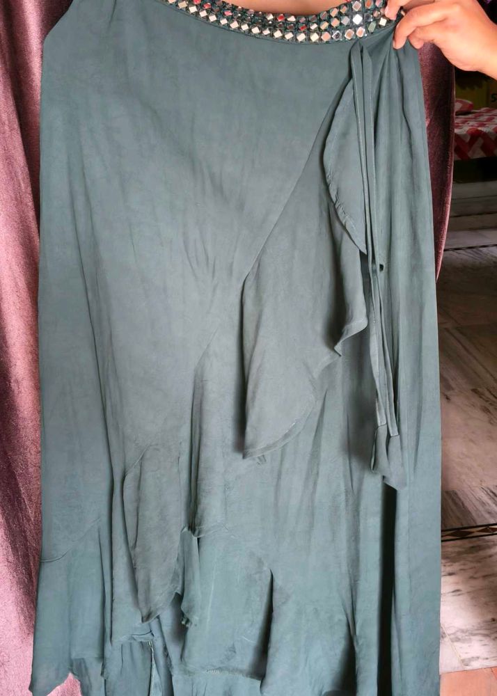 Ethnic skirt and blouse top