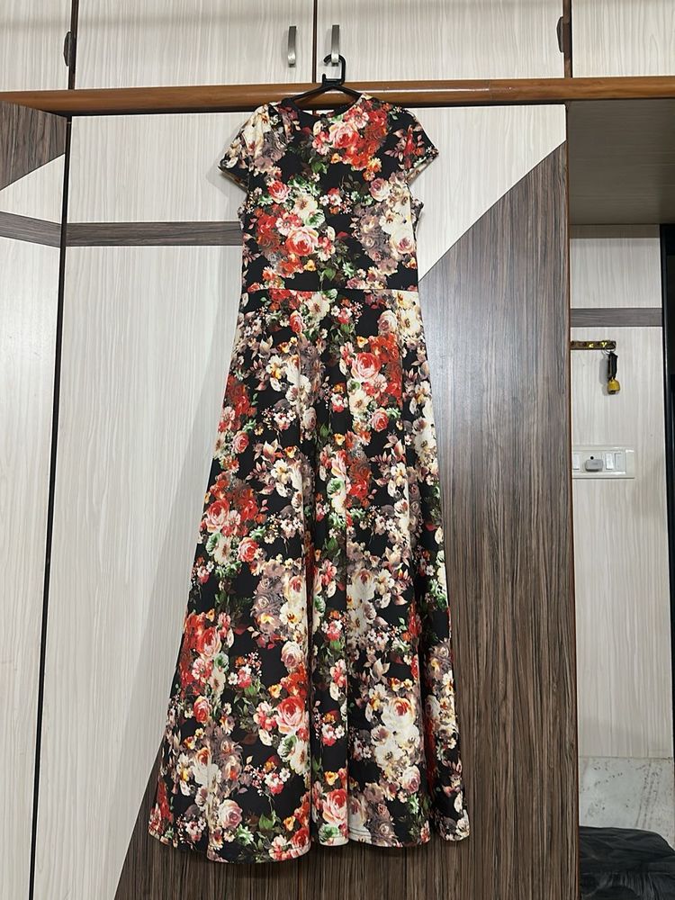 Women Printed Long Gown