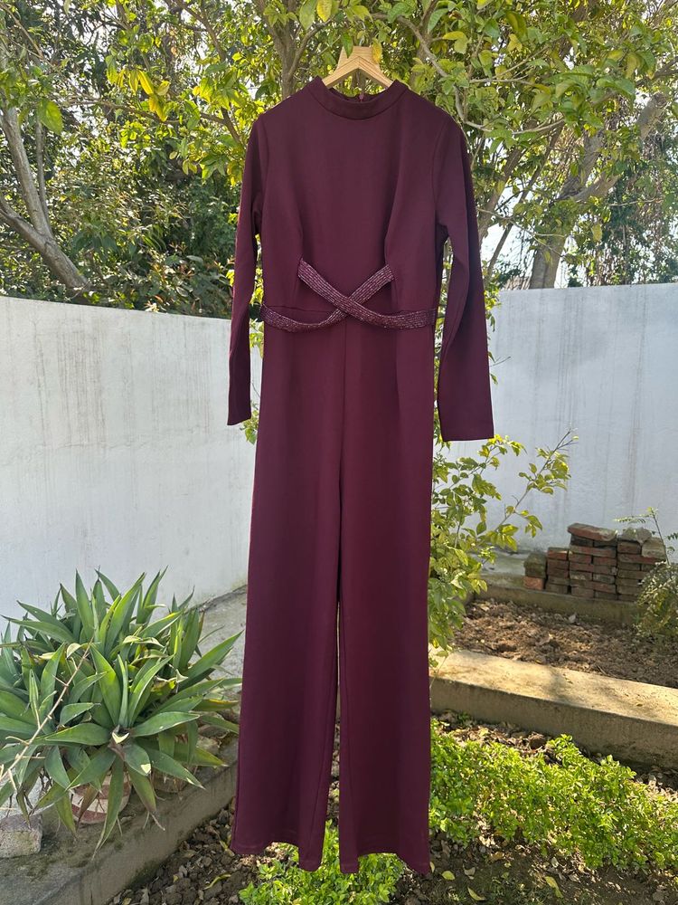 Madame Maroon Jumpsuit ❤️‍🔥