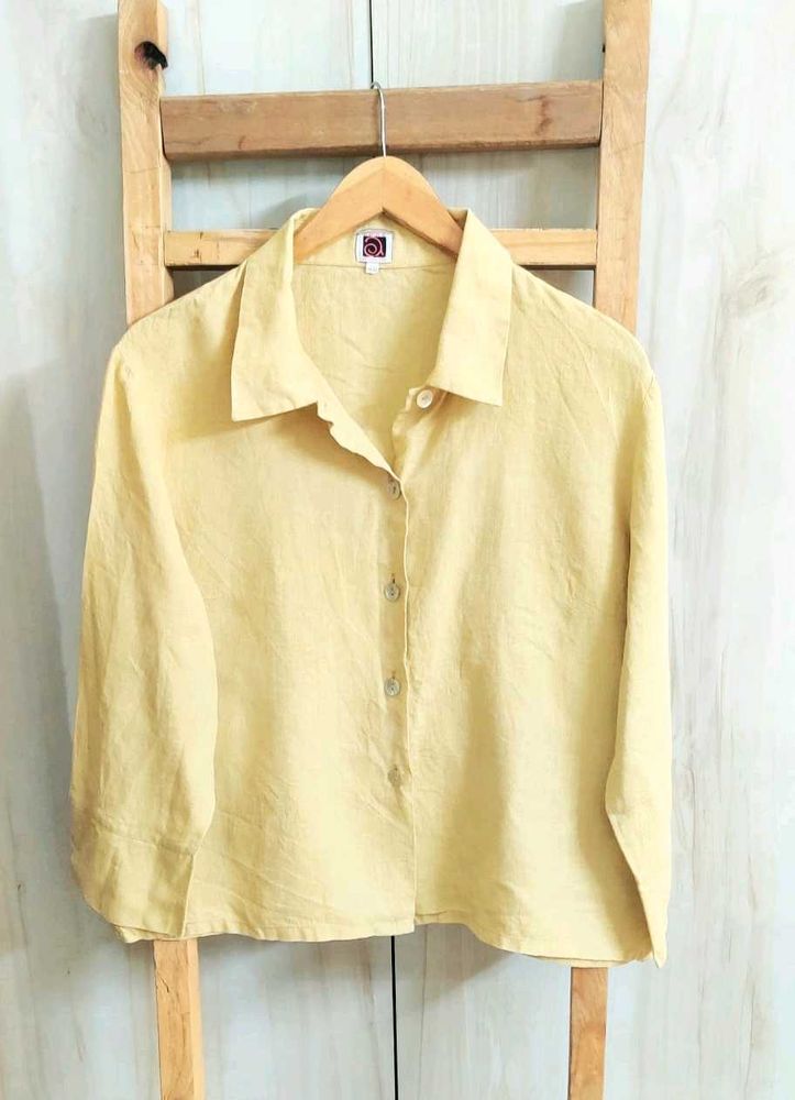 Linen Beige Colour Shirt Size-42-44