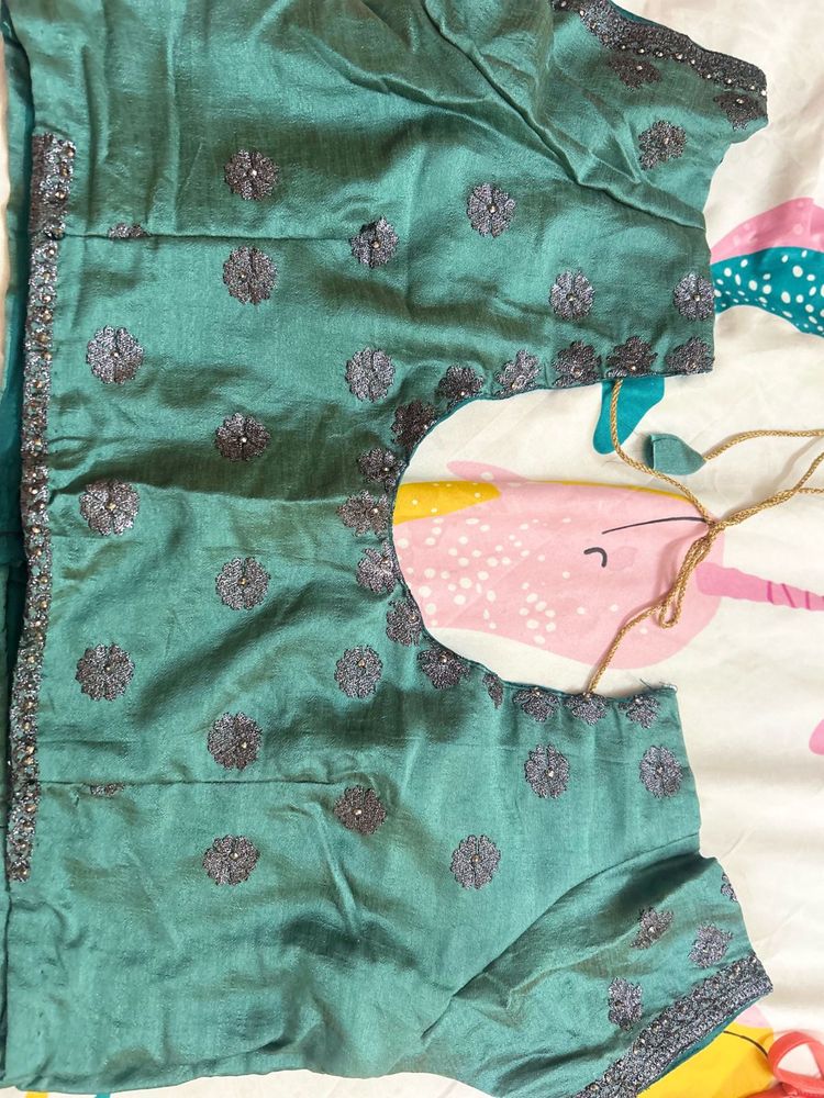 Stiched Blouse With Embroidery