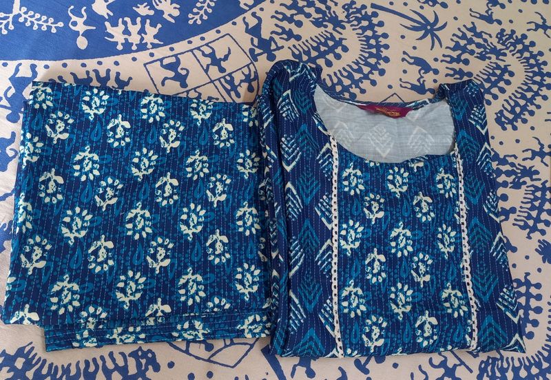 Vibrant Blue Kurta Set🪻