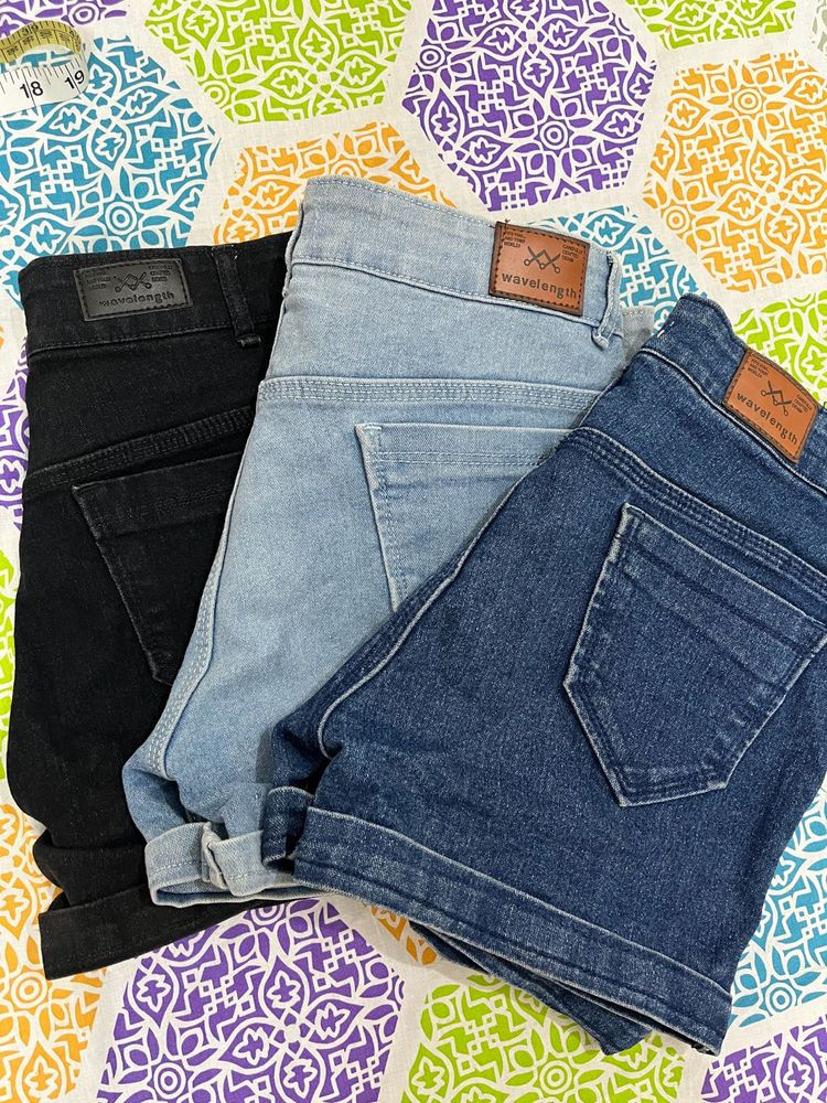 Denim Shorts bundle💙🩵🖤