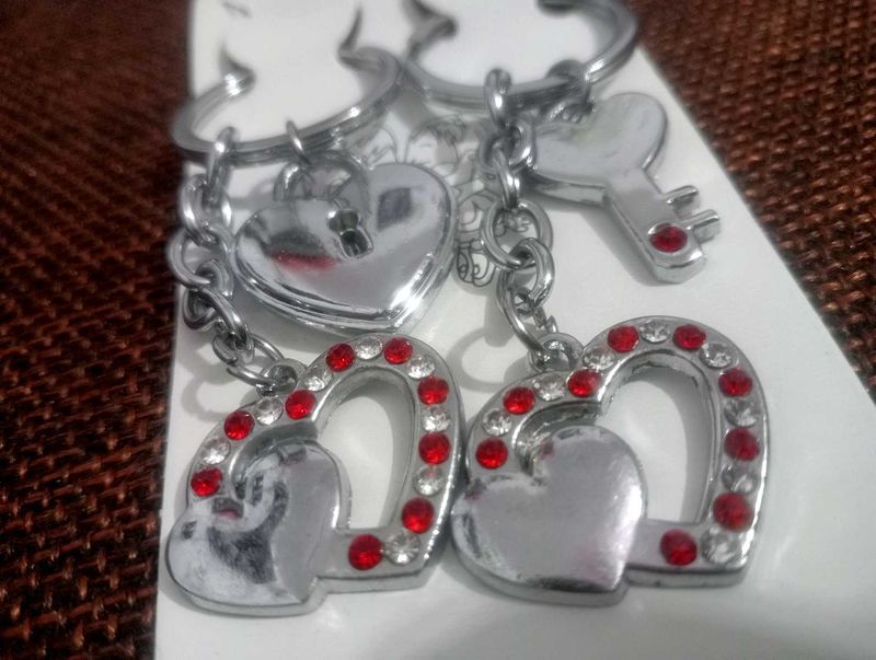 Heart Keychains