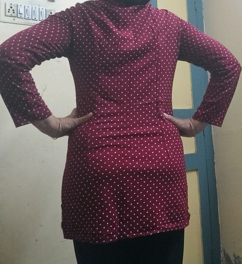 Maroon Tshirt Long