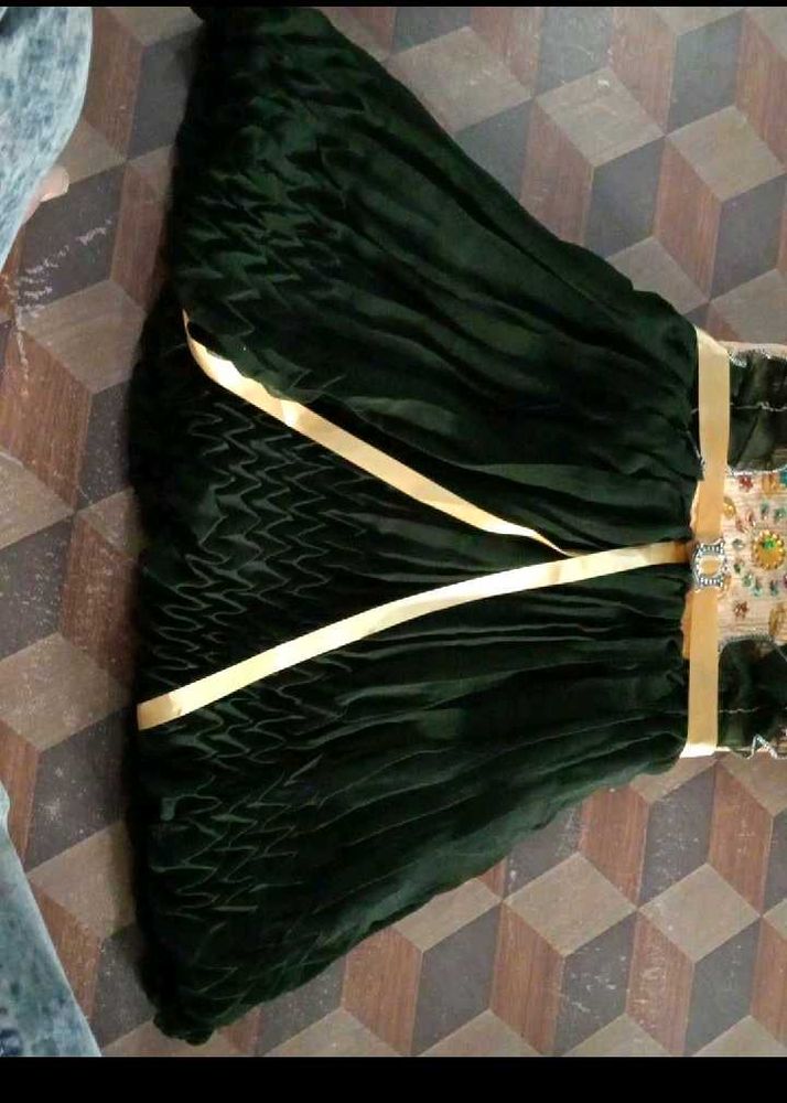 Dark Green Baby Doll Firok