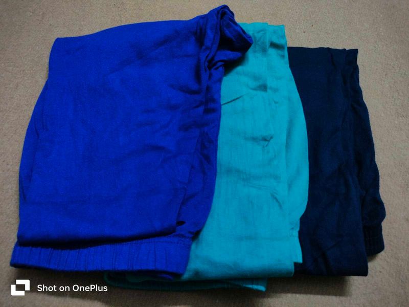 3 Colourful Combo Of Leggings