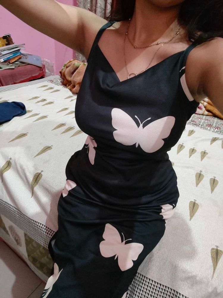 Butterfly Print Dress