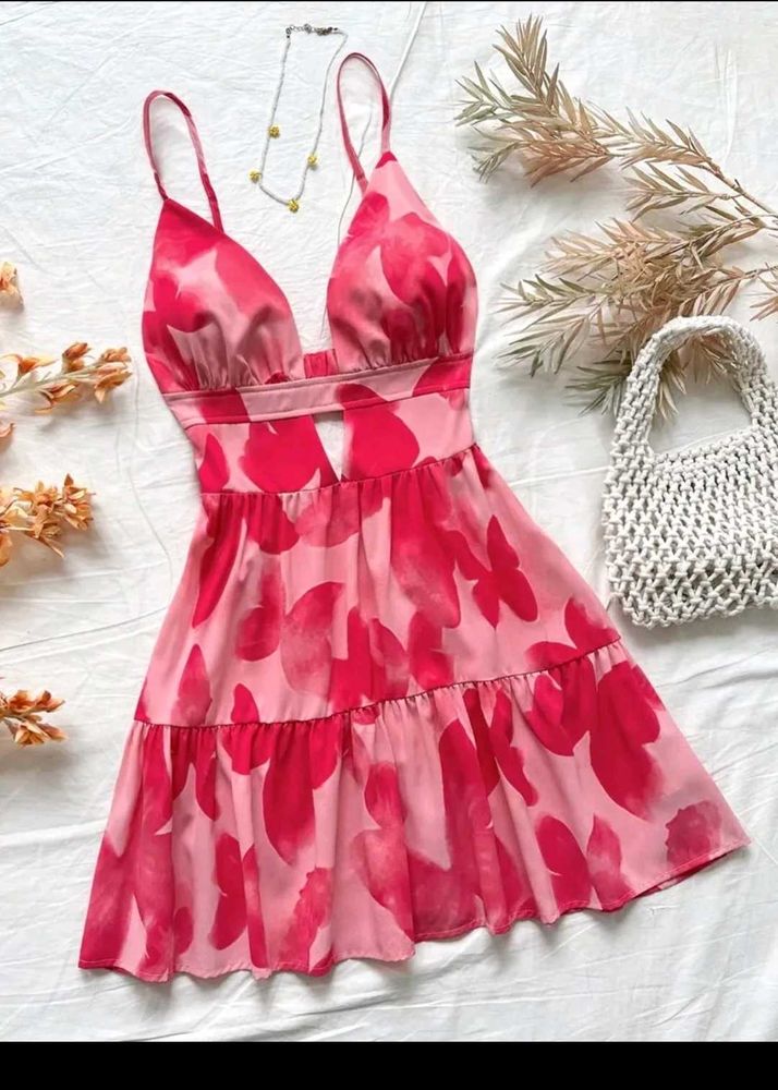 Floral Print Mini Dress