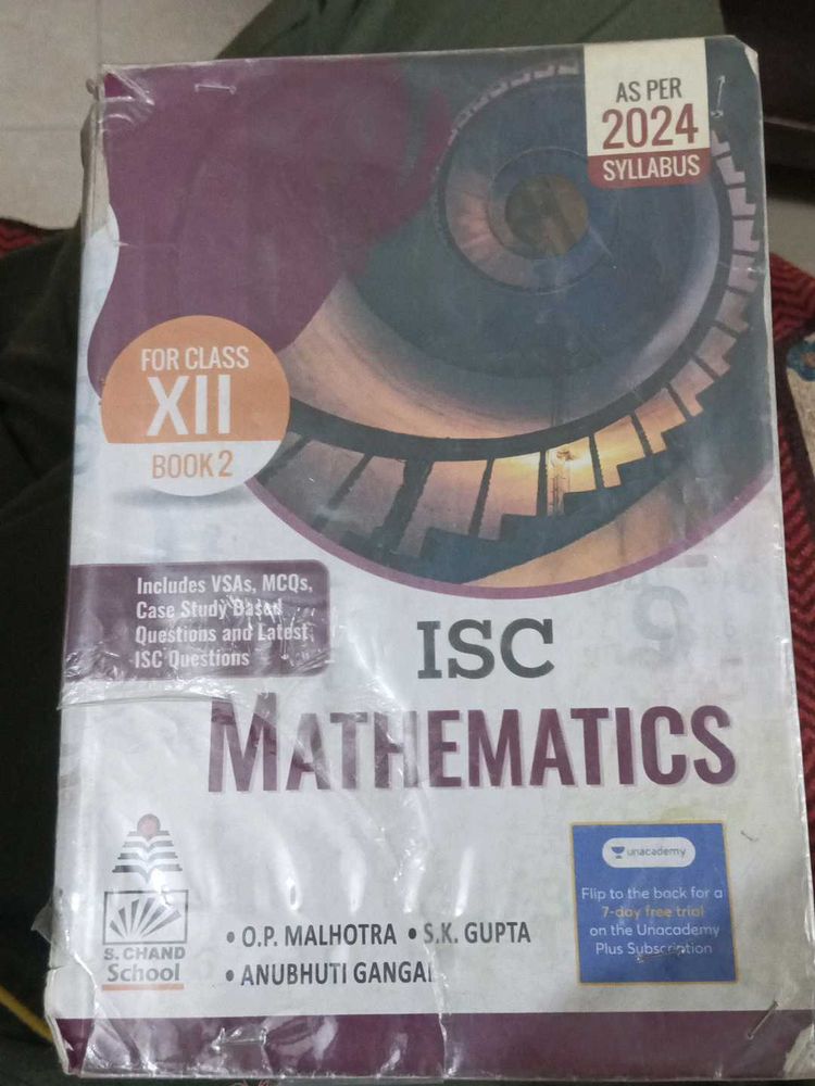 ISC Mathematics Class XII