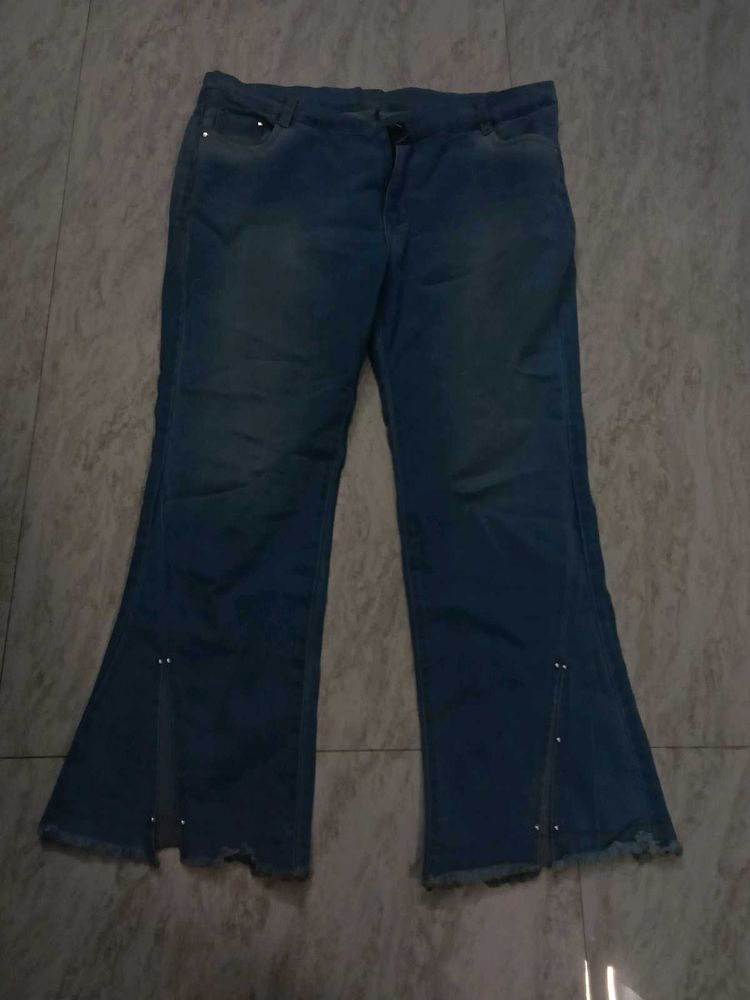 Flared Denim Jeans