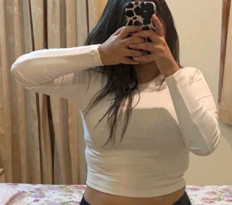 H&amp;M Basic ribbed Top