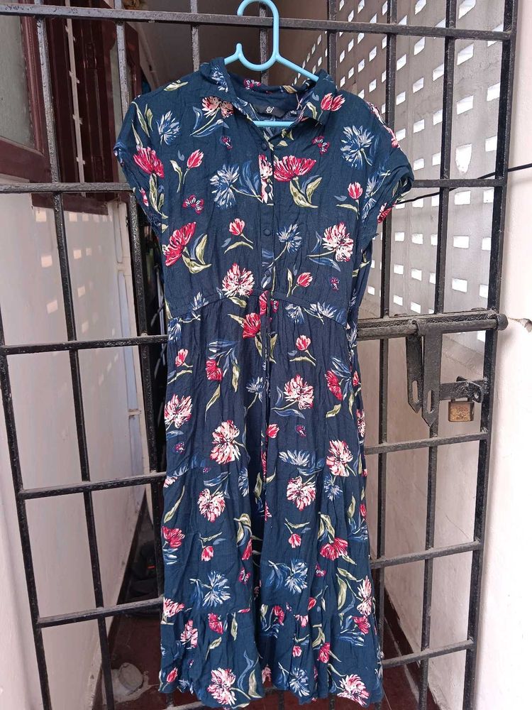 Floral Print Casual Dress