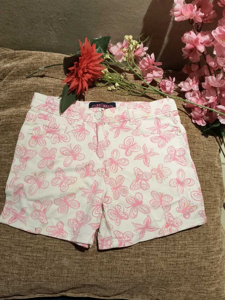 Butterfly Print Shorts
