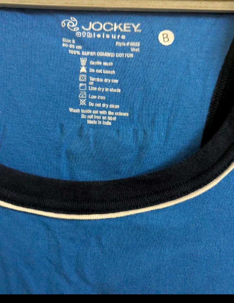 Jockey Blue Vest Top
