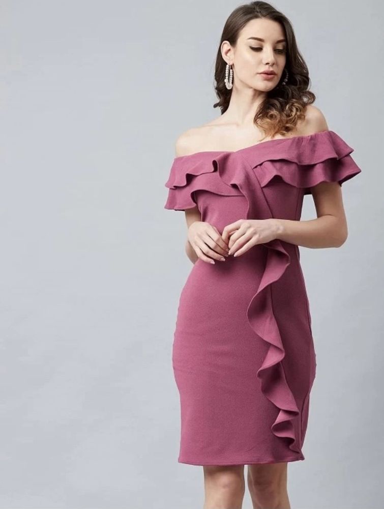 New Bodycon Purple Dress (New With Tag)
