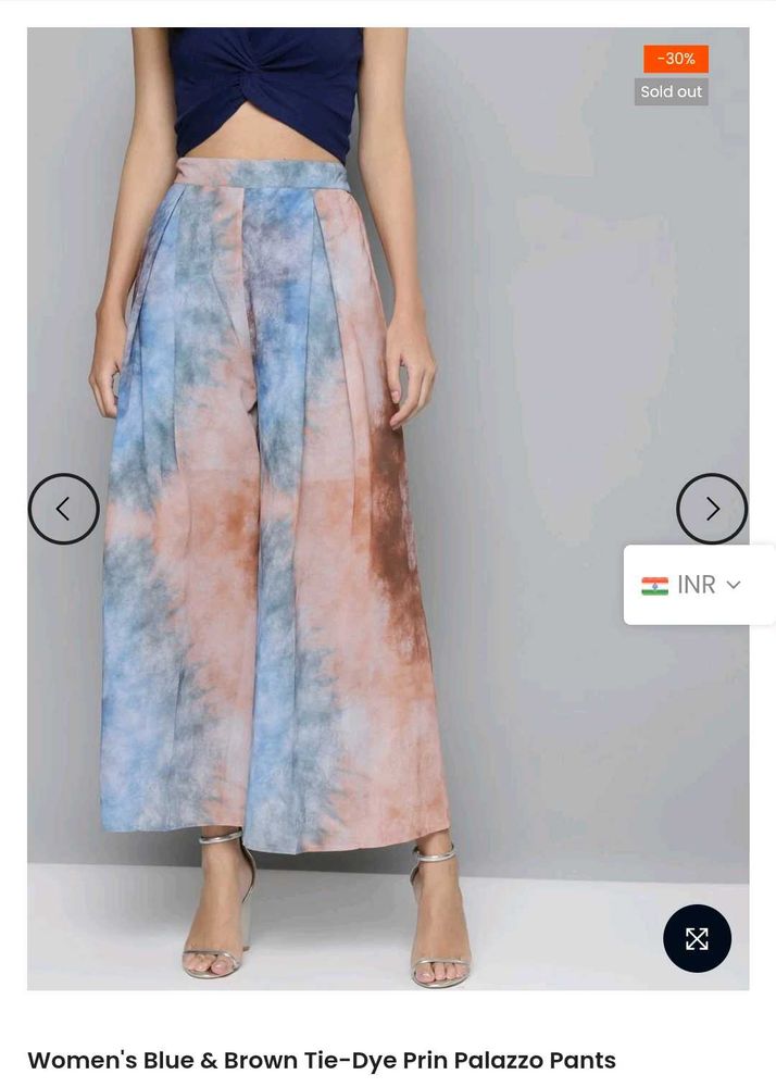 Tie-Dye Palazzo Pants
